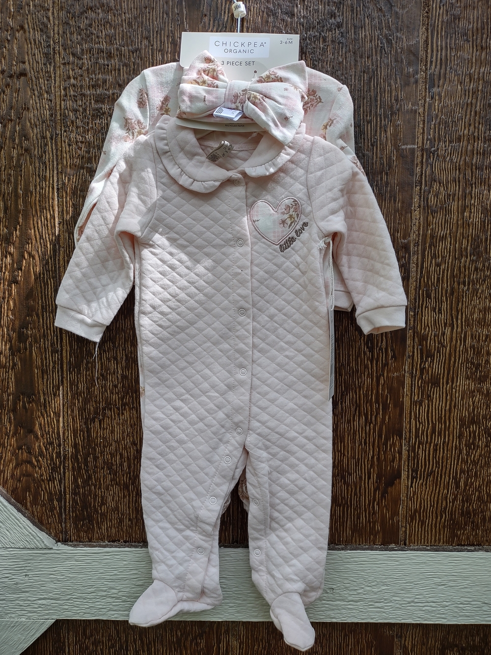 Chick Pea One-Piece Sleep & Play Set 3-6M